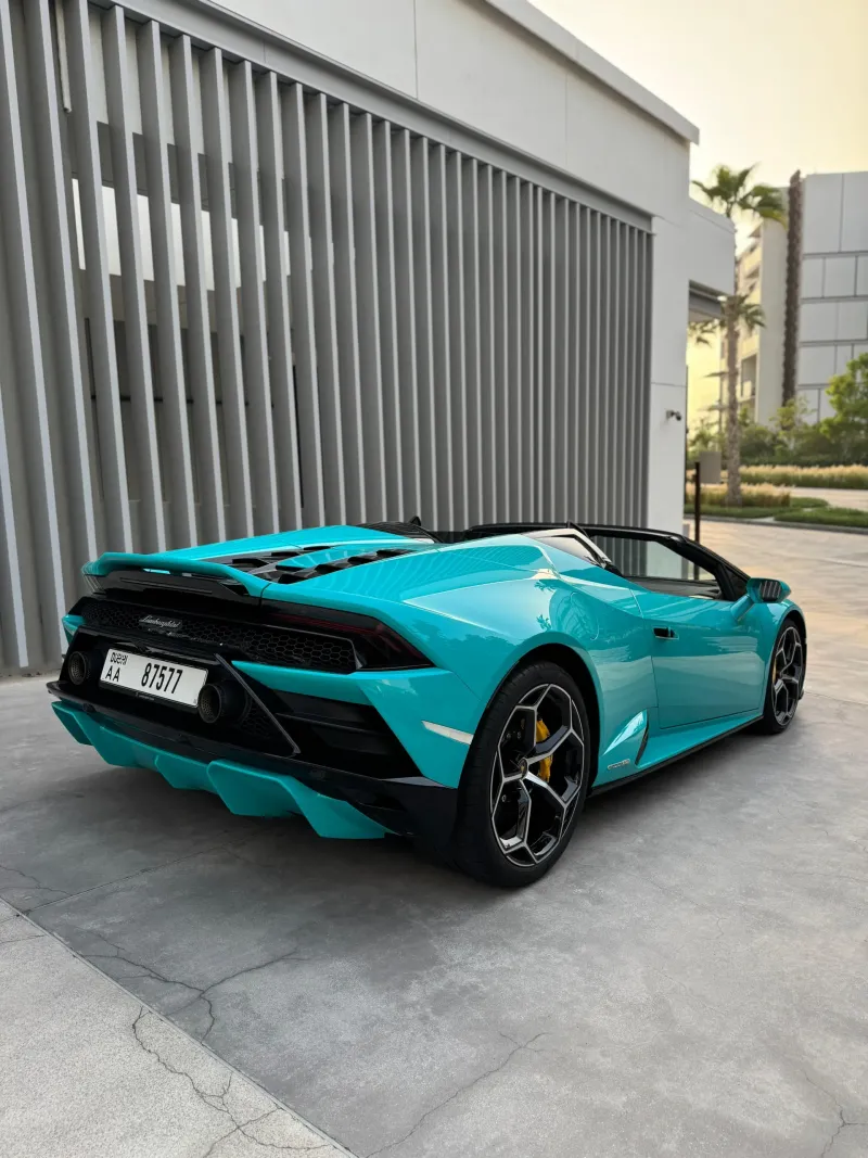 Rent Lamborghini Lamborghini Huracan Evo Spyder 2024 in Dubai